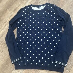 Tommy Hilfiger Polka Dot Navy Sweater